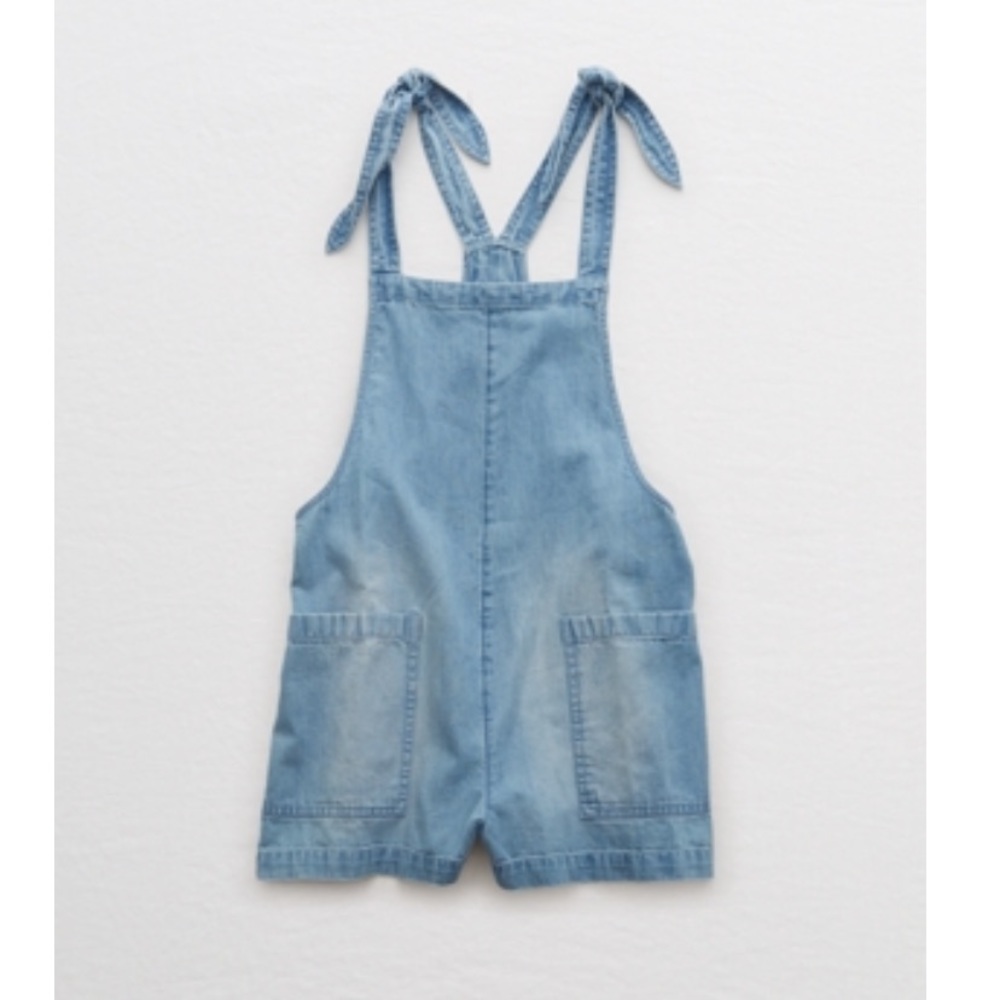 Aerie Easy Chambray Shortall